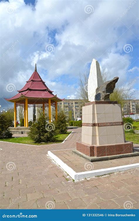 Khrushchev Sculpture In The Park In Partenit Editorial Image ...