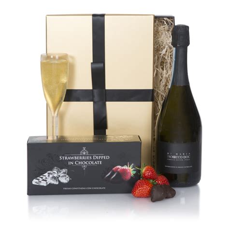 Prosecco Indulgence Hamper Prosecco Chocolates Gift Box Hampers Uk