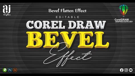 Bevel Effect How To Use Bevel Effect On Text In Corel Draw