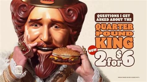 Burger King Quarter Pound King 2 For 6 Tv Spot Questions Song By