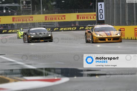 Paul Wong Hkg At Ferrari Challenge Asia Pacific Marina Bay Street