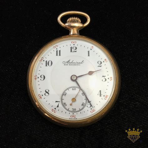 Admiral Of Pocket Watch Size 8 Tacy Watch Co Swiss Etsy Canada