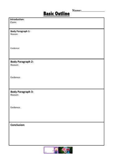 Argumentative Writing Graphic Organizer | Teaching Resources