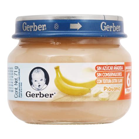 Gerber 1ra Etapa PlÁtano Frasco 71 Gr