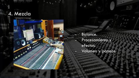 ETAPAS DE LA PRODUCCIÓN MUSICAL PPT