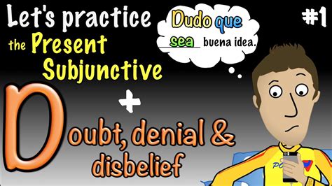 Spanish Present Subjunctive With Doubt Denial Disbelief Practice