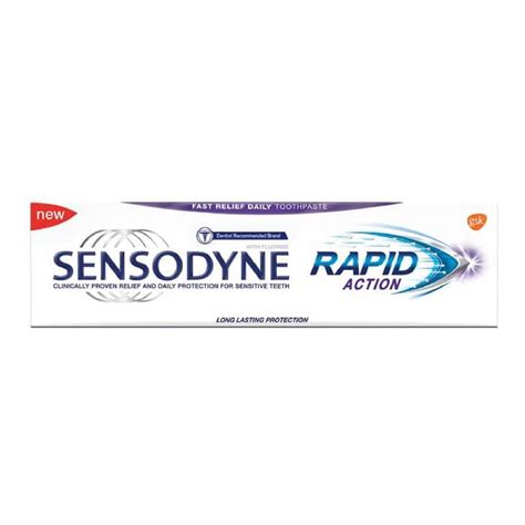 Sensodyne Rapid Action Toothpaste Fast Relief Long Lasting Protection