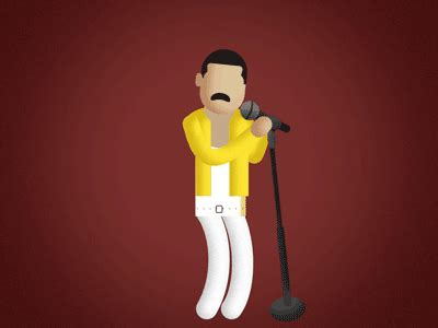 Freddie Mercury Gif by Fernanda Delgado on Dribbble