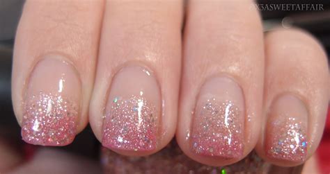 Pink Ombre Glitter Nails Ombre Nails Glitter Gel Nails Glass Nails