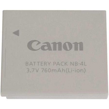 Canon NB 4L 3 7V 760mAh Rechargeable Lithium Ion Battery For PowerShot