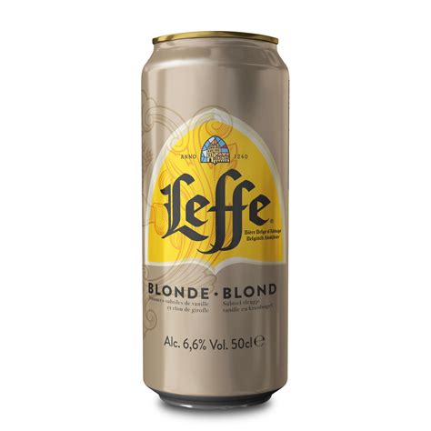 Bière blonde LEFFE la canette de 50cL à Prix Carrefour