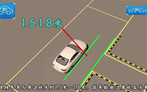 科目二考试技巧 倒车入库30公分图解哔哩哔哩 ゜ ゜つロ 干杯~ Bilibili