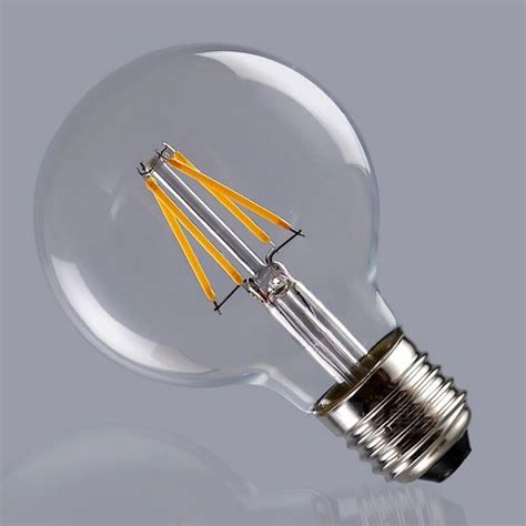 G95 Dimmable Vintage Led E27 Round Bulb 4 Watt Design Is This