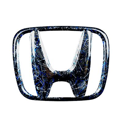 Blue Honda Steering Wheel Emblem