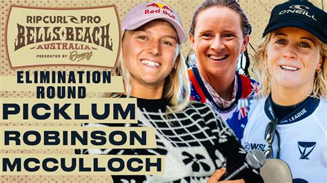 Molly Picklum India Robinson Sophie Mcculloch Rip Curl Pro Bells