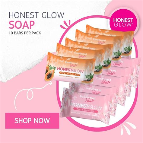 Honest Glow 10 Bars Soap Papaya Kojic 70g And Glass Skin 80g Honestglow Top Shopee Philippines