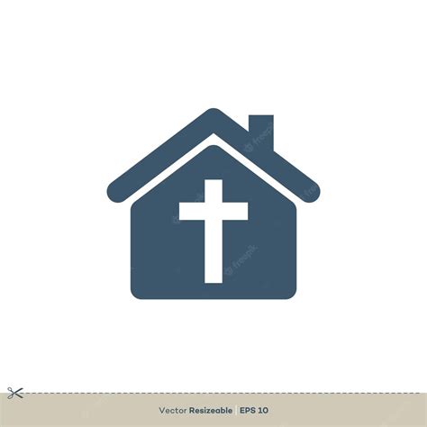 Premium Vector Church Building Vector Logo Template Illustration Design