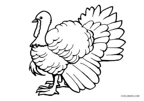 Simple Turkey Coloring Pages Printable at sastropicsblog Blog