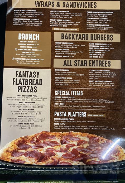 Menu For Tailgaters Sports Bar Grill In Frisco Tx Sirved