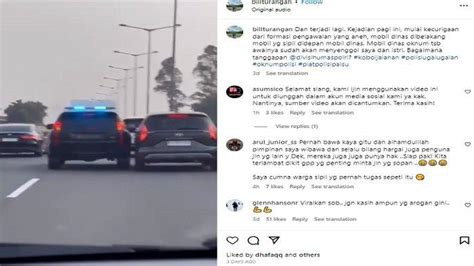 Pajero Polisi Hampir Serempet Mobil Lain Saat Kawal Camry Pelat Zzh Di