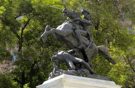 Equestrian statue of Bernardo O'Higgins in Santiago de Chile Chile