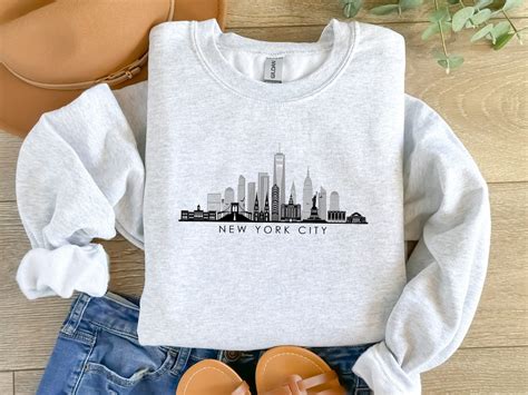 New York City T Shirt New York Tee New York Skyline Shirt New York