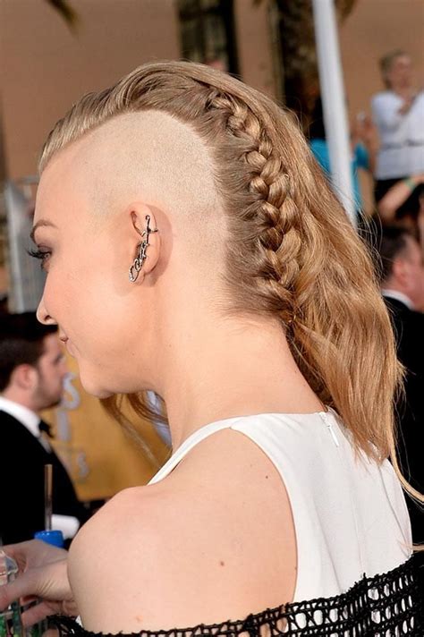 Sag Awards Natalie Dormer Debuts Half Shaved Head Get The Look