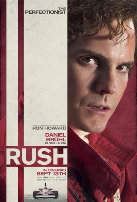 Nuevo poster de Rush Daniel Bruhl es Nikki Lauda Daniel Brühl Rush