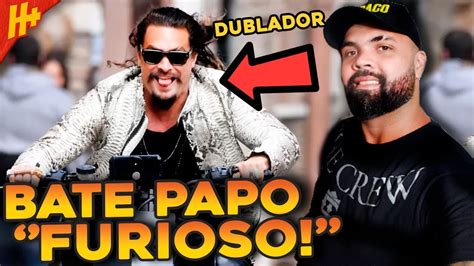 BATE PAPO SOBRE DUBLAGEM FRANCISCO JUNIOR AQUAMAN FALCÃO E MAIS