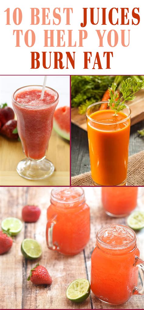 10 Best Juices To Help You Burn Fat Lose Weight Wisely