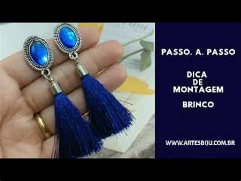 ARTESANATO Faça Você Mesmo BRINCO TASSEL Bijuterias Passo a Passo Tenha