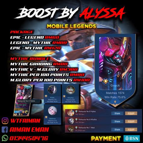 Mlbb Boosting Servicejoki Mobile Legendboosting Ml Rankboosting