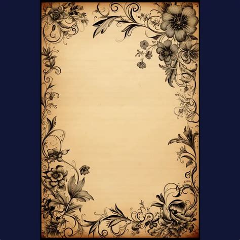 Victorian Gothic Paper Templates Midjourney Prompt