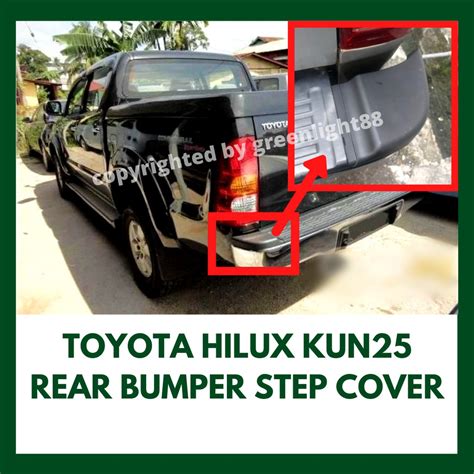 Toyota Hilux Vigo Kun Rear Bumper Side Cover Lh Rh Shopee