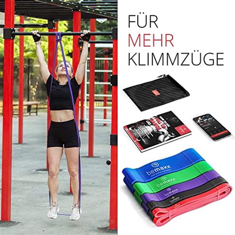 BeMaxx Fitnessbänder Pull Up im Klimmzugband Vergleich 2024