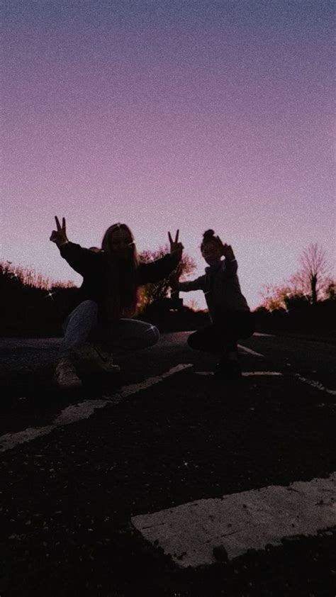 Besties ~ Sunset Photo Shoot Best Friends Aesthetic Aesthetic