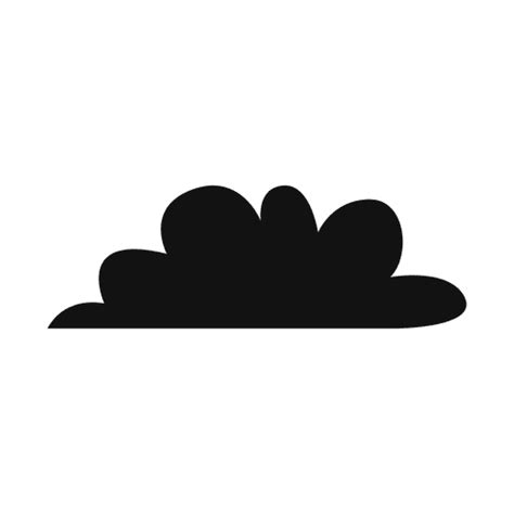 Diseño Png Y Svg De Silueta De Nube 25 Para Camisetas