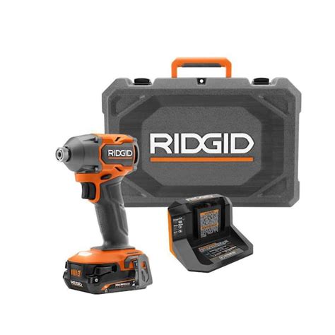 Ridgid V Brushless Cordless Mode Impact Driver Kit With Ah Max