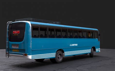 Jobin Jose Kerala Bus 3d Model