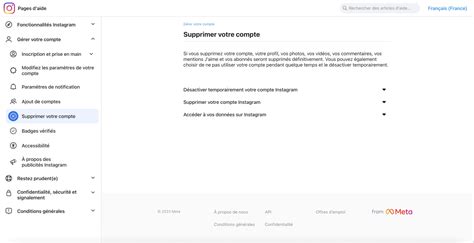 Comment Supprimer Son Compte Instagram Numerama