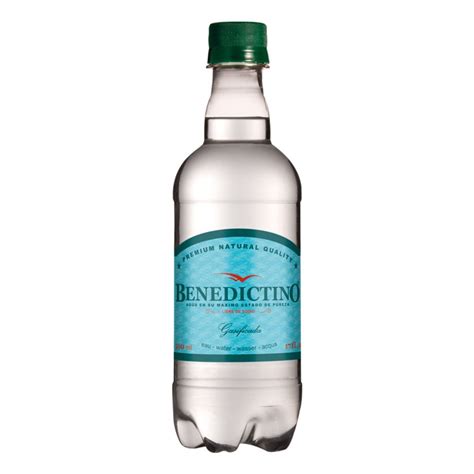 Agua Mineral Benedictino Con Gas Botella 500 Ml