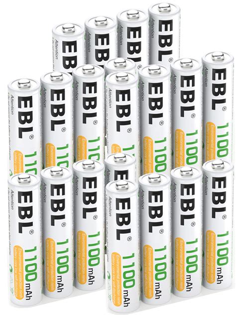 Ebl Aaa Rechargeable Batteries Size A V Mah Nimh Battery Triple