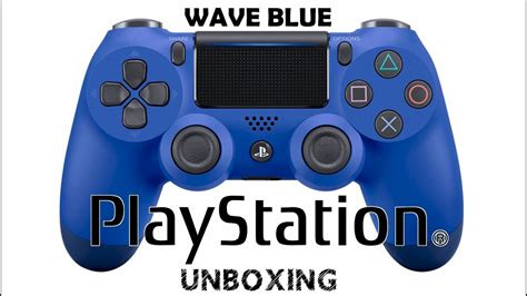 PS4 DualShock Wave Blue V2 Unboxing YouTube