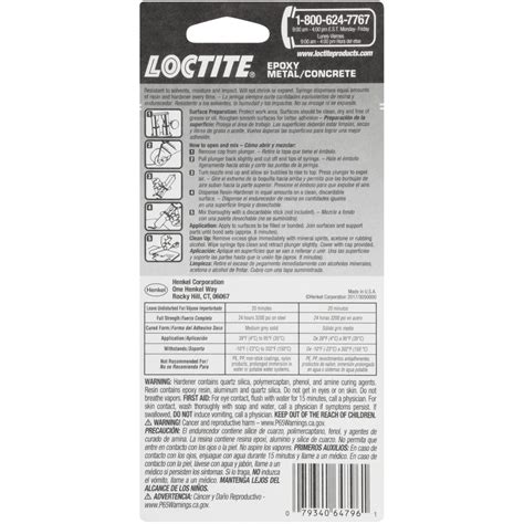 Loctite 1919325 Metal And Concrete Epoxy Gray 085 Fl Oz