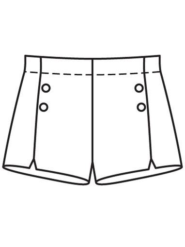 Журнал Burda 5/2018 на BurdaStyle.ru | Выкройки, Выкройка шортов, Шорты