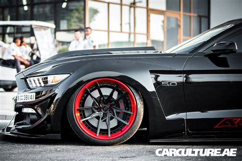 Alpha One S550 Widebody Mustang In Dubai On Amp 5v Forged Wheels The Baddest Of All Mustangs