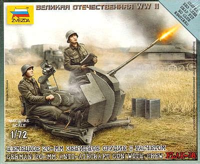 20-mm Flak 38 Anti-Aircraft Gun with Crew | IPMS/USA Reviews