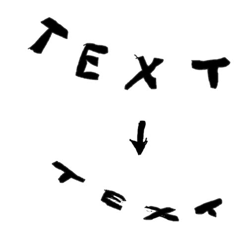 Text Stretch Font Verticallyhorizontally Whilst Conforming To Curve