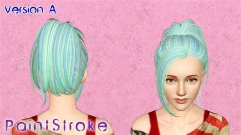 Butterfly 060 Hairstyle Retextured By Katty Sims 3 Hairs