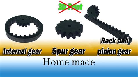 How To Make Gear At Home Internal Gear DIY Rack And Pinion Gear DIY